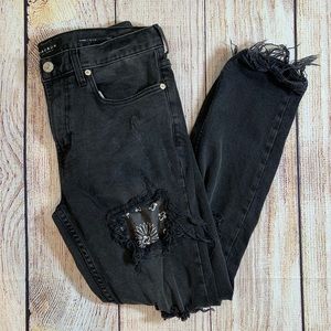 Men’s 32x30 PacSun Black Skinny Jeans M15